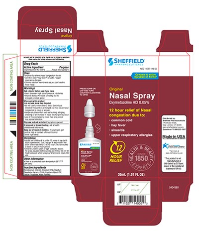 Sheffield Original 12 Hr  Nasal Spray Carton